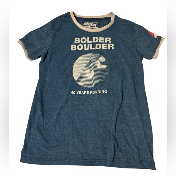 Tops - VTG Womens Large Bolder Boulder Running Tee Shirt
